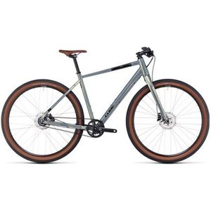 cube hyde pro fitness bike shimano nexus 8s belt 700 mm metaal groen 2023