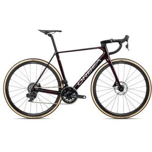 orbea orca m21eltd pwr racefiets sram force etap axs 12s 700 mm wijnrood 2024