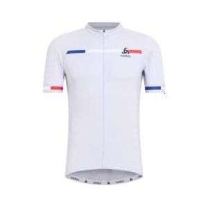 odlo performance france short sleeve jersey white