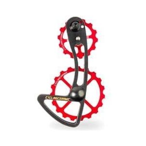 cyclingceramic oversized derailleur cage 14 19t voor shimano 105 r7000 11s derailleur rood