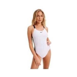 nike swim fastback 1 delig badpak wit