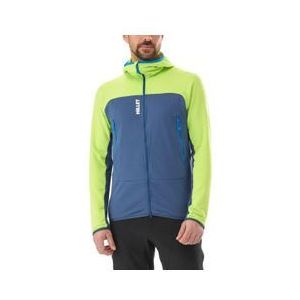 Millet - Fusion Grid Hoodie - Fleece - Blauw Groen