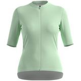 Odlo - Essentials - Fietstrui - Groen - Korte Mouwen - Volledige Rits