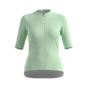 Odlo - Essentials - Fietstrui - Groen - Korte Mouwen - Volledige Rits