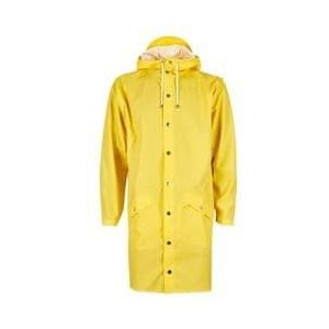 rains long jacket waterdichte jas geel