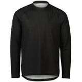 poc essential mtb long sleeve jersey black