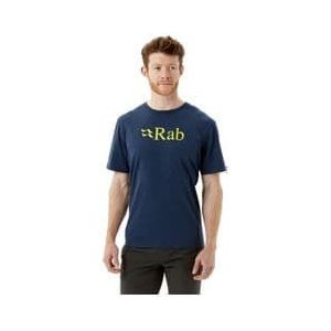 rab stance logo t shirt blue