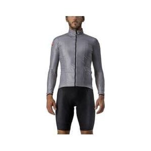 castelli aria shell windproof jacket grey