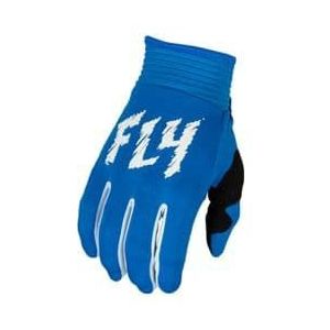 fly racing f 16 true blauw  wit lange handschoenen