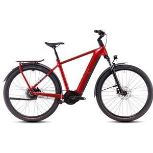 cube kathmandu hybrid comfort pro 800 elektrische hybride fiets enviolo trekking riem 800 wh 700 mm elektrisch rood 2025