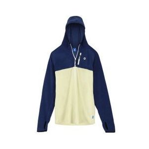 lagoped phantom hoodie blauw wit unisex technische fleece