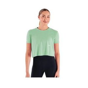 running circle smooth operator mint green crop top