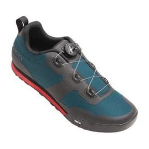 giro tracker boa mtb schoenen blauw rood