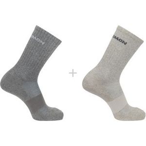 Salomon - Evasion Crew - Sportsokken - Grijs - Set van 2 Paar