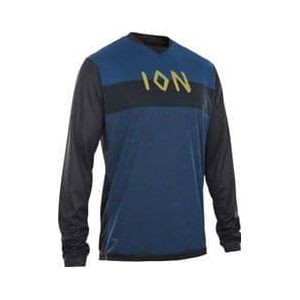 ion scrub amp long sleeve jersey blauw  zwart