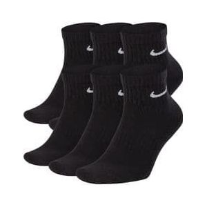 sokken  x3  nike everyday cushioned zwart unisex