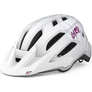 giro fixture ii kinderhelm mat wit roze ripple