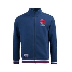 kenny academy zip sweat navy