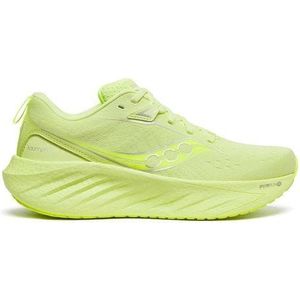 saucony triumph 22 geel dames hardloopschoenen