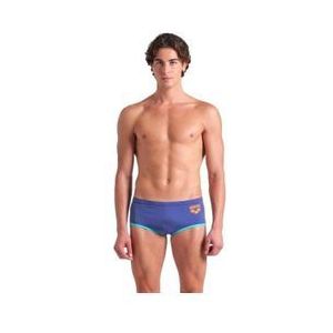 arena one big logo purple men s low rise swimsuit