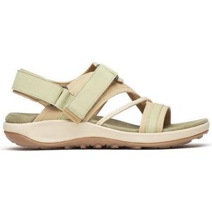 merrell terran 4 backstrap beige green dames wandelsandalen