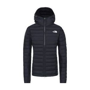 the north face stretch down women s hooded jacket black