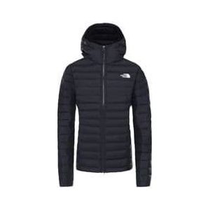 the north face stretch down women s hooded jacket black