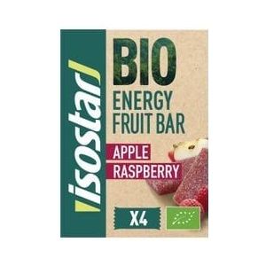 biologische isostar frambozen fruit paste 4x25g