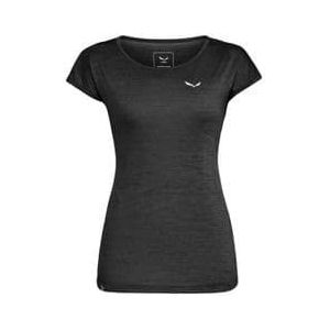 dames t shirt salewa puez melange dry zwart