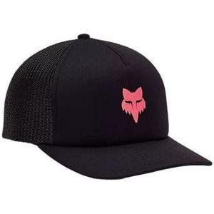 fox trucker boundary women s cap zwart roze