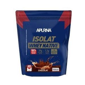 eiwitdrank apurna isolat whey native chocolade 720g