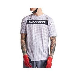troy lee designs skyline air sram grey short sleeve jersey
