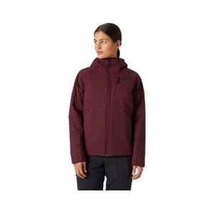 helly hansen odin stretch women s hooded jacket bordeaux