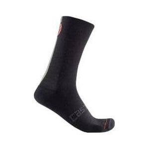 paar castelli racing stripe 18 sokken zwart