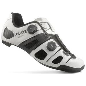 lake cx242 wide white black road shoes