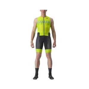 castelli free sanremo 2 tri suit yellow black