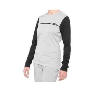 women s long sleeve jersey 100  ridecamp grey  black