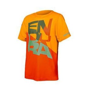 endura singletrack core kinder t shirt mandarijn oranje