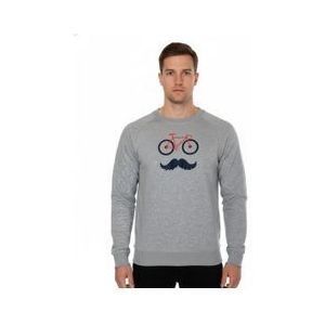 rubb r moustache sweat grey