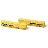 x2 sram remblok cartridges voor gele carbon velgen