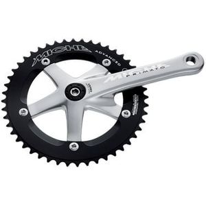 miche primato track crankset 48 tanden zilver