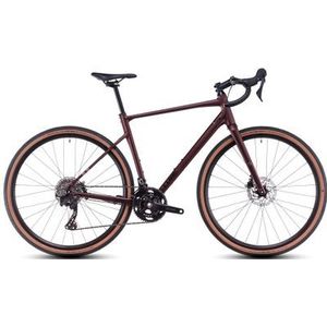 cube nuroad race gravel bike shimano grx 12s 700 mm ruby red 2025