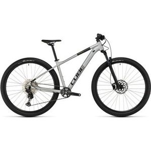 cube attention slx hardtail mtb shimano deore xt 12s 27 5  zilver grijs 2023