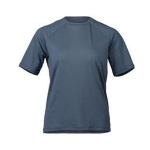 poc essential mtb women s short sleeve jersey calcite blue