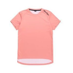 troy lee designs lilium pink women s jersey met korte mouwen