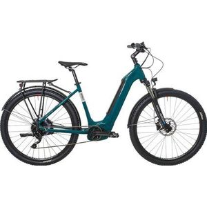 bicyklet fabienne elektrische hybride fiets shimano deore 10s 625 wh 29  teal