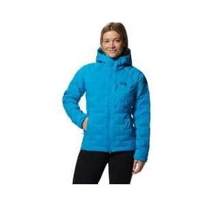 mountain hardwear women s stretchdown jacket blue