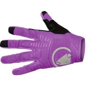 endura singletrack ii purple long gloves