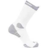 Salomon - Aero Crew - Hardloopsokken - Wit - Halfhoog Model - Zweetafvoerend