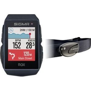 sigma rox 11 1 evo hr gps computer set wit  zwart